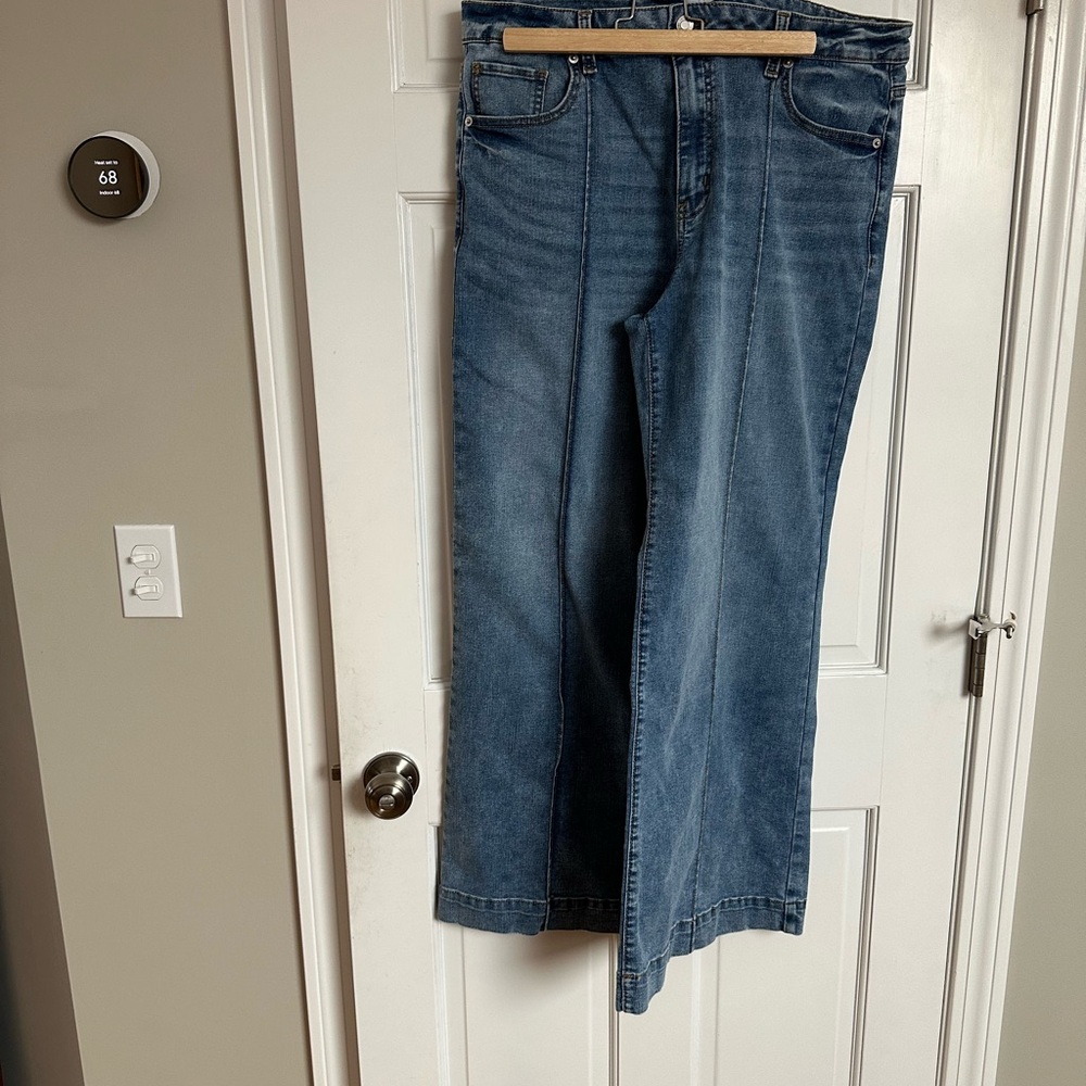 Time and Tru Blue Flare & Wide Leg Jeans